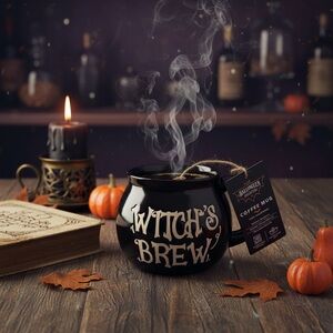 Witch's Brew Halloween Stonewear Coffee Mug By Crofton 14.5 OZ.